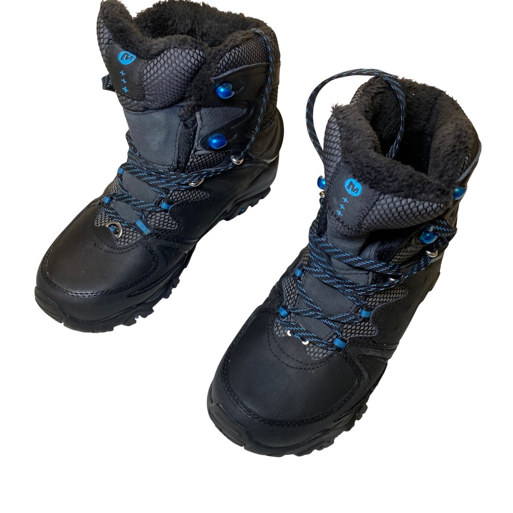 Merrell Thinsulate Ultra 400g Insulated Winter Snow Boots Womens 7 Black‎